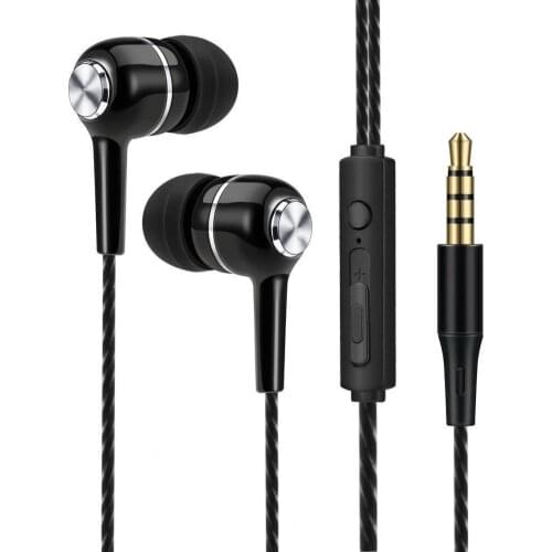 S12 Earphone Universal 3.5mm In-Ear Stereo Earbuds Built-in microphone High Quality Wired Earphones For Cell Phone
