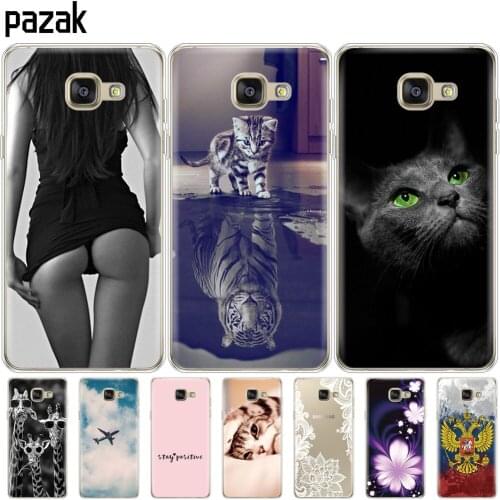 Silicone Phone Case for Samsung Galaxy A7 2016 A710F A710 SM-A710F Cases soft TPU Back Cover Capa For Samsung A7 2016 A7 6 shell