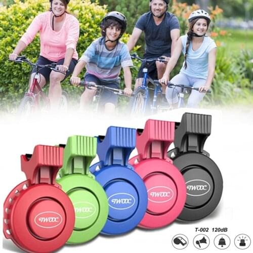 Waterproof Electronic Bicycle Cycling Accessories Scooter Fallproof 120db USB Charging 4 Sound Modes Bike Bell