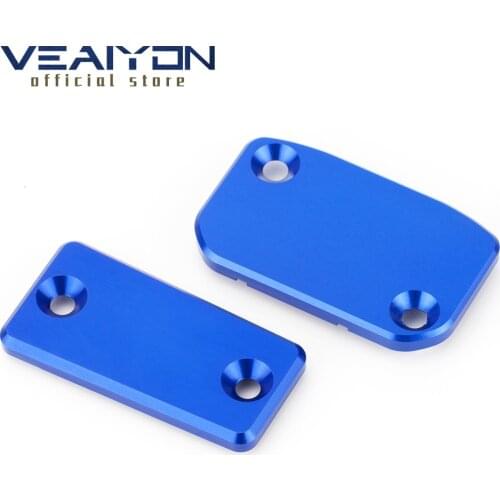 Moto Accessories New Pair Motorcycle Front Brake Reservoir Fluid CNC Tank Cover Cup For Husqvarna No Logo FC TC 250 2021 2022