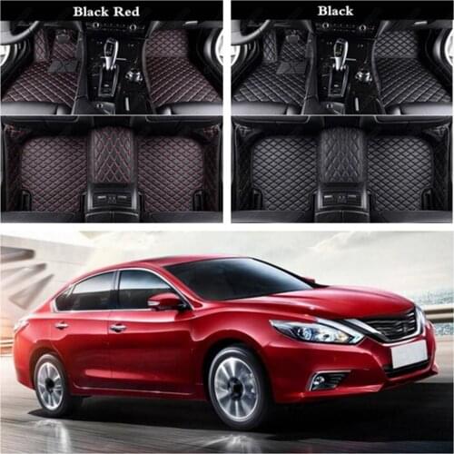 Car Floor Mats for Nissan Sentra Rugue Patrol Teana X-trail Murano GT-R Kicks Maxima Auto Carpet Cover Car Foot Mats Floor Mat