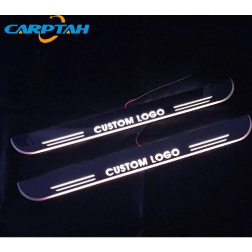 Carptah Moving LED Car Light Door Sill Scuff Plate Pathway Dynamic Welcome Lamp For VW Volkswagen Golf 6 MK6 2009-13