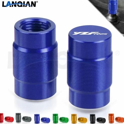 For Yamaha YZF R25 Motorcycle Aluminum Wheel Tire Valve Stem Caps Airtight Covers YZF R25 2014 2015 2016 2017 2018 2019 Parts