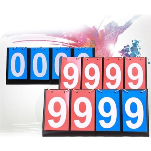 Soccer Scoreboard Score Keeper Manual Score Flipper for Basketball Football Tennis Volleyball Competitions Sports 2/4 Digit