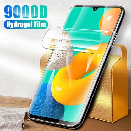 9H Hydrogel Protector Film Not Glass For Samsung Galaxy M32 Phone Safety HD Screen Full Cover Film On Samsun32 M 32 Transparent