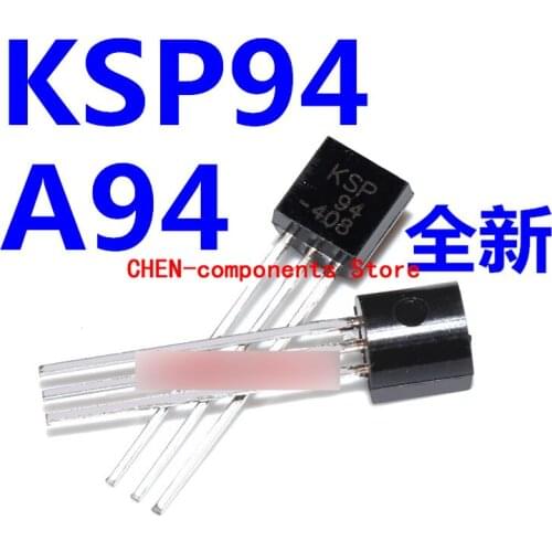 100pcs Brand new original KSP94 A94 straight Insert Triode TO-92