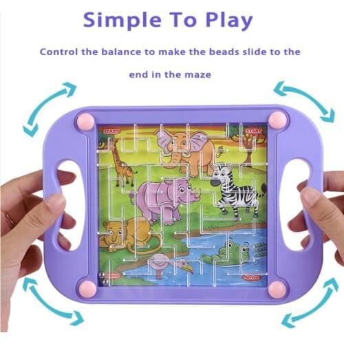 New Children 3D Maze Educational Toy Baby Balance Ball Maze Board Puzzle Montessori Maze Balance Game Popular Toys Gift For Kids