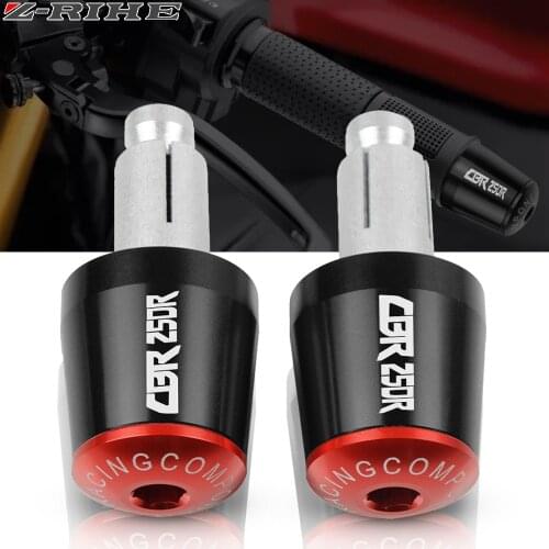 Handlebar Grips Motorcycle Dirt Bike Moto Handle Bar End Cap Weight Plugs Slider For Honda CBR250R CBR 250R CBR250 R 2011-2013