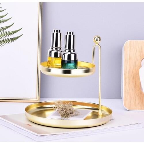 1pcs Food Preservation Tray Cutlery Organizer Gold Home Decor Jewelry Breakfast Cutlery Tray Drawer Organizer Accessories ZSN004