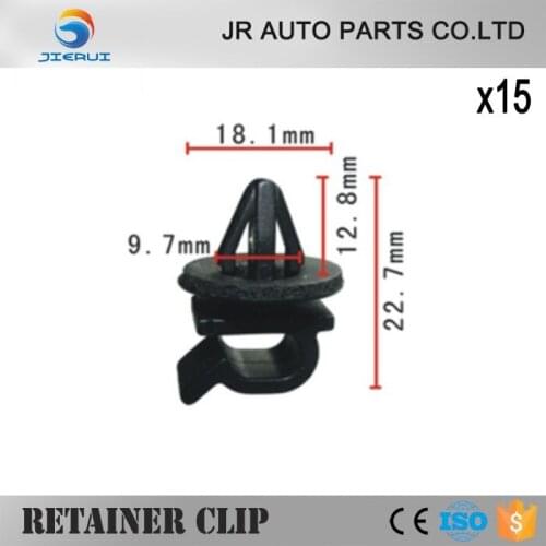 15pcs Hood Rod Prod Clip for Honda OEM: 91547-SE0-0030 Nylon Holds 6mm Prop Rod