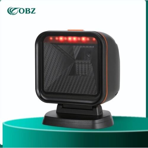 1D 2D Omnidirectional Handsfree Desktop Barcode Scanner Fast Scan for Alipay Mobile Payment XB-PS80