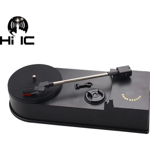 2 Speed 33, 45 RPM Mini Record Player Antique Gramophone Turntable Disc Vinyl Audio USB DC 5V RCA output
