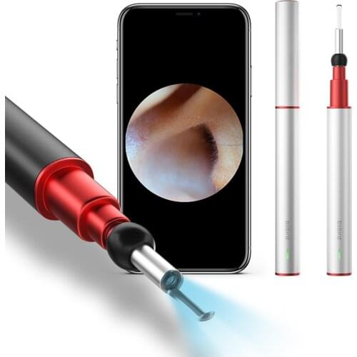 BEBIRD A2 Wireless Otoscope Ear Camera FHD 1080P 3.5mm Waterproof Digital Endoscope Earwax Cleaner Kits for iOS/Android Devices