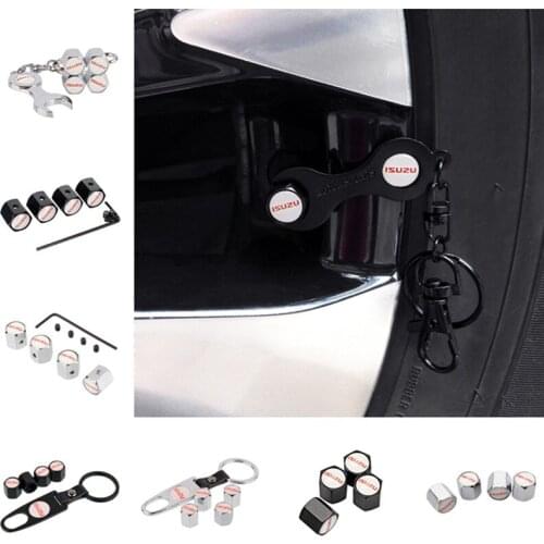 For Isuzu Npr Elf Trooper D-MAX Rodeo Bighorn Dmax 4jx1 4jj1 4hf1 Car Styling Auto Wheels Rims Sticker Tire Valve Stem Air Caps