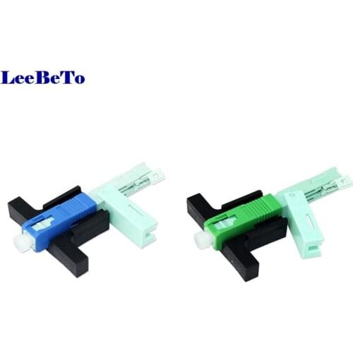 FTTH SC APC Optical Fibe Quick Connector FTTH SC UPC Fiber Optic Fast Connector Embedded High Quality