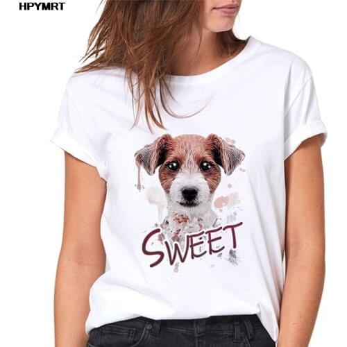 Oversized T-shirt Fashion kawaii Dog Printed T Shirt Summer Womens T shirts Casual Short Sleeves Tops Tee Female O-neck Tshirt
