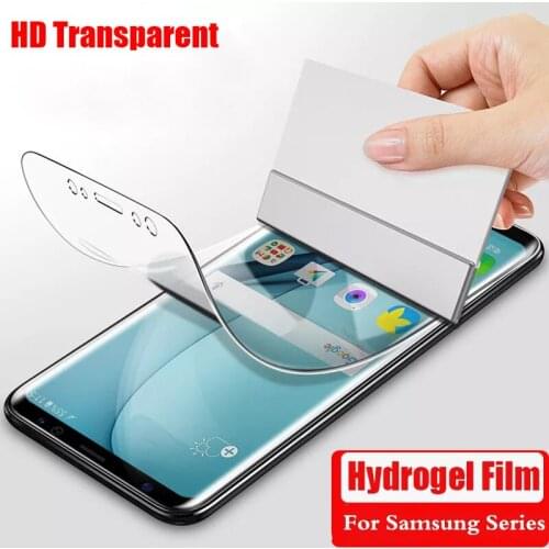 Full Cover Hydrogel Film for Samsung Galaxy S10e S10+ S10 Plus S9+ S9 S8 S7 S6 Edge Plus A71 Screen Protector Not Tempered Glass