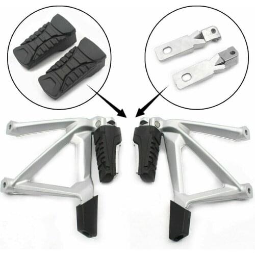 Rear Assembly Foot Pegs Pedals Footrest +Footpeg Holder For BMW R 1200GS LC /ADV