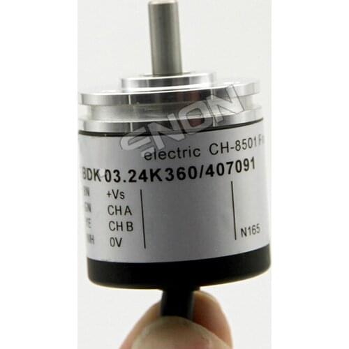 New BDK 03.24K360 / 407091 incremental rotary encoder pulse 360P / R axis 5mm