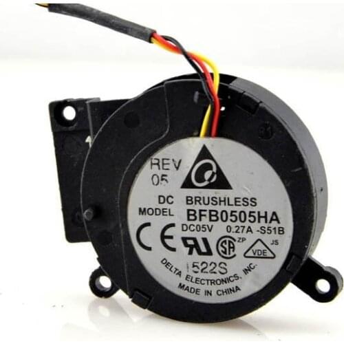 New original Brand New Original 5010 Double Ball 5CM Blower Fan 5V 0.27A BFB0505HA