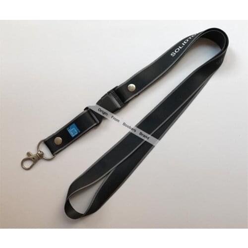 Wholesale Custom logo breakaway buckle Neck Straps Lanyards for heat transfer working ID Card Exhibition Meeting Lanyards