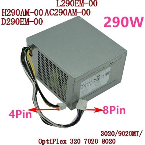 Original New PSU For Dell OptiPlex 7020 8020 9020 290W Power Supply AC290AM-00 AC290EM-00 L290EM-00 H290AM-00 PCB045 B290EM-01