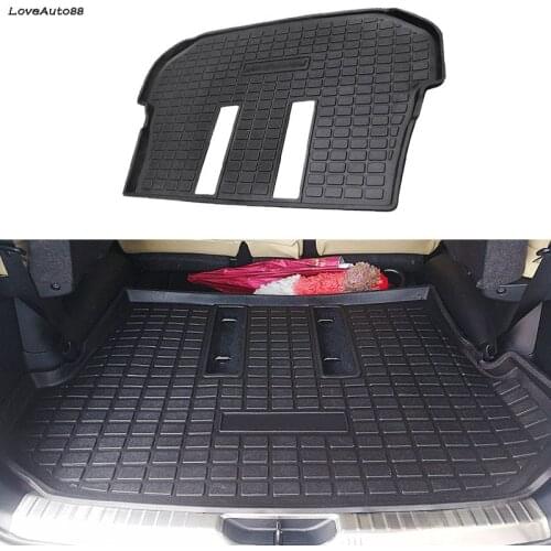Car Rear Trunk Cargo Liner Boot Tray Cover Mat Floor Carpet Kick Pad For Toyota Fortuner 2016 2017 2018 2019 2020 Car Accessorie
