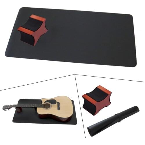 Professional Guitar Work Mat + Neck Rest Support Maintenance Care Anti