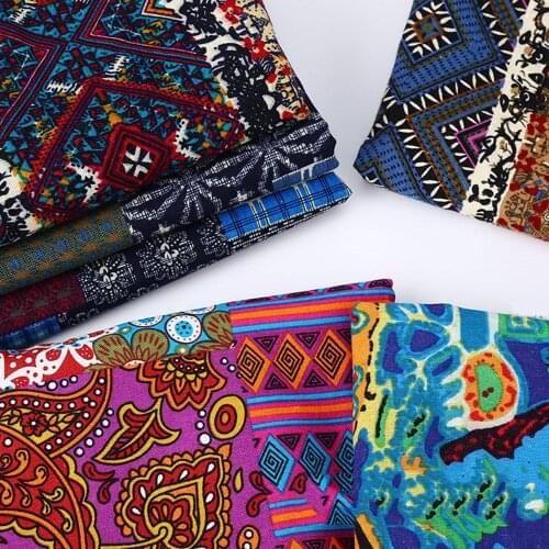 0.5mx1.5m 100% Cotton Printed Cloth Sewing Quilting Fabrics For Patchwork Needlework DIY Handmade Accessories