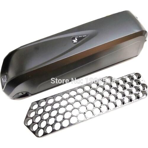 EU stock Hailong battery tube 48V 52V battery box for 70pcs 18650 cells shark battery case