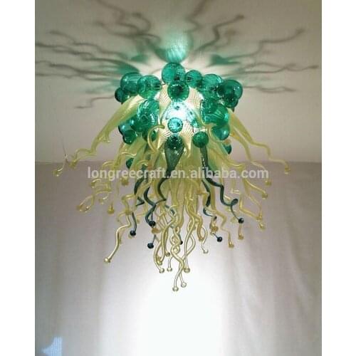 GIRBAN New Green Bubbles Nordic Kitchen Accessory Ceiling Lamps LED Hand Blown Glass Living Room Decoration Ceiling Lighting