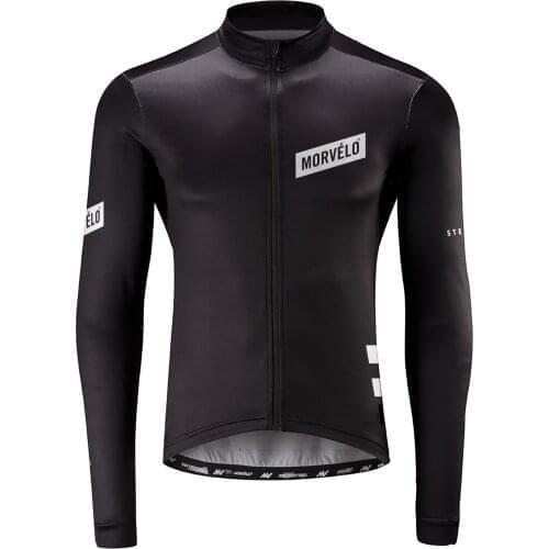 WINTER FLEECE THERMAL 2021 MORVELO N6 ONLY LONG SLEEVE CYCLING JERSEY CYCLING WEAR ROPA CICLISMO