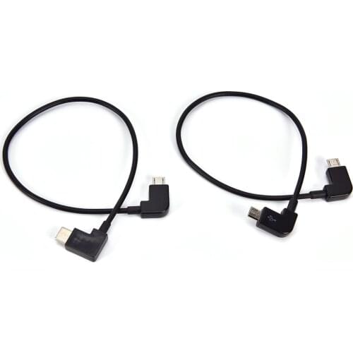 1PC Micro USB to Type C Micro USB Data Cable 90 Degree OTG Cable Cord For Portable DAC Digital Amplifier