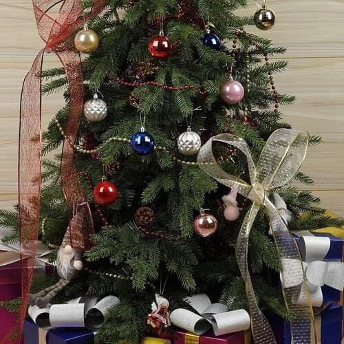 12PCS 55mm Christmas Xmas Tree Ball Bauble Hanging Home Party Ornament Decor Christmas Plastic Gift Ball Decoration