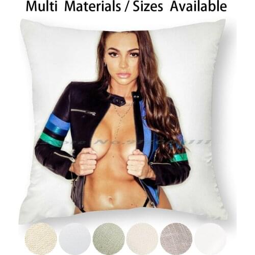 Abigail Pillow Case Throw Pillow Cover Cotton Linen Flax Abigail Booty Model Actor Sexy Xxx Hot Pawg Milf Creative Trending