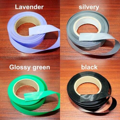 Battery pvc18650 lithium battery pack plastic skin flame retardant heat shrinkable tube shrink film tube custom 18MM-500MM wide