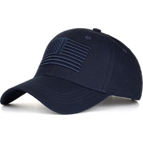 American Flag Mens Baseball Cap Womens Cotton Button Hat Unisex Embroidered Hip Hop Hat