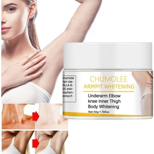 CHUMOLEE Armpit Whitening Cream Underarm Knee Dark Spot Cream Skin Brighten Moisturizing Dark Skin Whitening Body Lotion