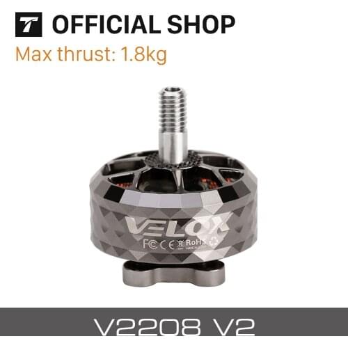 T-motor VELOX VELOCE SERIES V2208 V2 KV1750 KV1950 KV2450 Brushless Outrunner Motor For RC FPV Racing Drone Quadcopter Frame