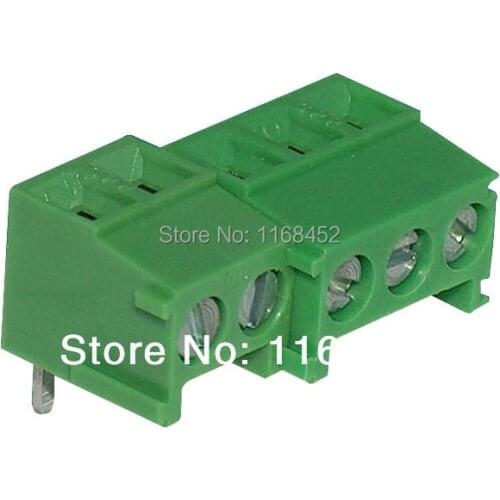 JW302R-03P 3 Way 10A right-angled Terminal Block 3.5mm Pitch