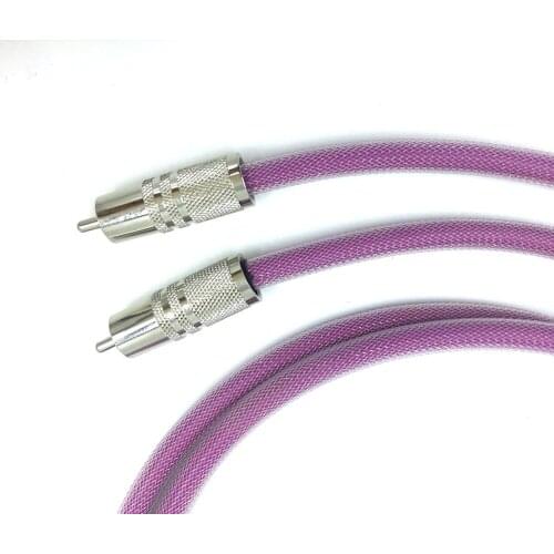 HIFI Stereo Pair RCA Cable High-performance Premium Hi-Fi Audio 2rca to 2rca Interconnect Cable Double RCA Male to Male Wire