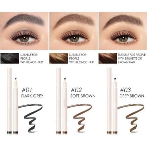 Eyebrow Pencil Cosmetics Shade Waterproof Liquid Marker Tint For Eyebrows Professional High Quality Female Makeup