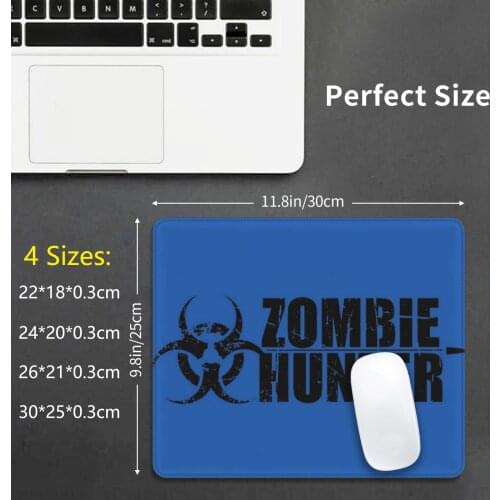 Zombie Hunter Mouse Pad DIY Print Zombie Ghoul Undead Monster Apocolypse Walker Hunter Prep Prepper