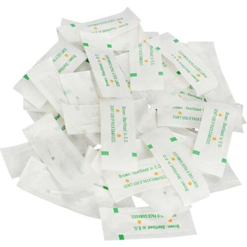 50Pcs Microblading Eye Brow Blades Shading Needle Tattoo Curved Manual Tool