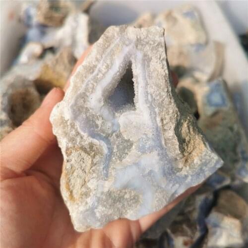 Natural Raw Blue Lace Agate Rough Stones Crystal Minerals and Stones Rough Gemstones Original Specimen For Home Decor Gifts