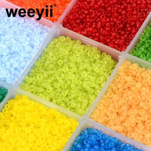 Approx.1000pcs 2mm Matte Transparent Czech Glass Beads For Jewelry Making DIY Earring Bracelet Necklace Accessories Wholesale