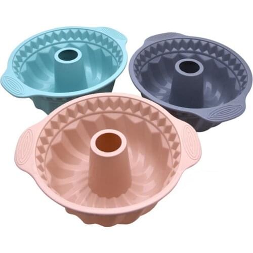 Hollow Round Gear Shape Cake Silicone Mold Bakeware DIY Toast Bread Baking Tool