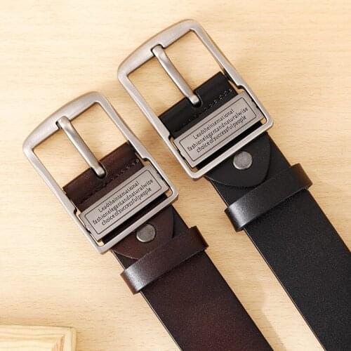Men High Quality Genuine Leather Belt Luxury Designer Belts Men Cowskin Fashion Strap Male Jeans for Man Cowboy Luxury Belt