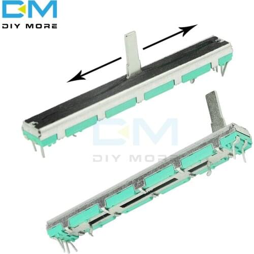 Potentiometer Resistor B103 B10K Ohm 10K 75mm SC6080GH Slide Adjustment Rotary Carbon Film