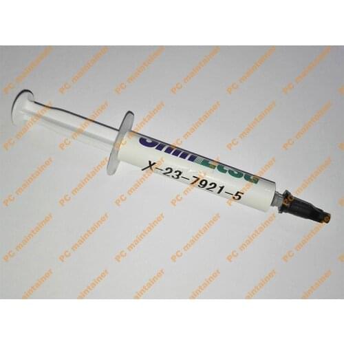 X23-7921-5 Nanometer Silver Thermal Paste Thermal Grease 3g 1.2ml 6.0W/mK Conductive Heatsink Plaster